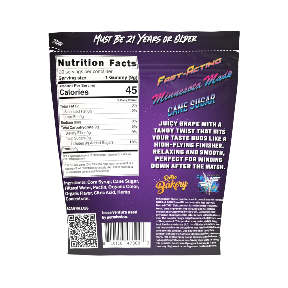 Purple PowerBomb Gummies